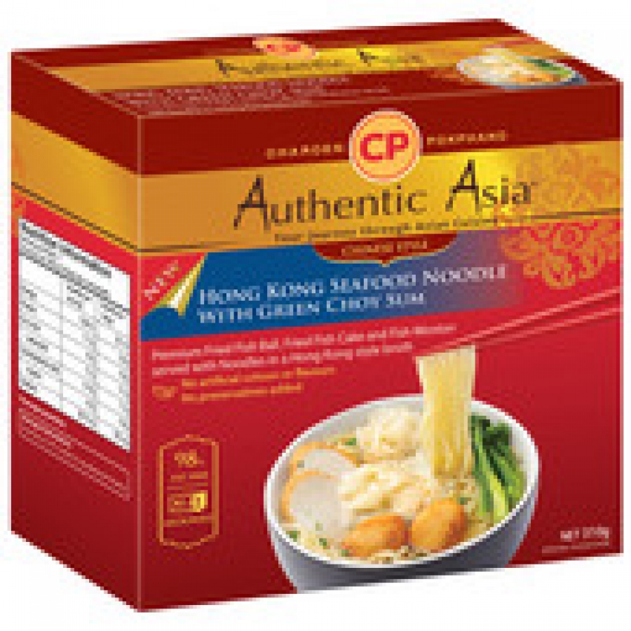 CP Asia Hong Kong Seafood Noodles With Choy Sum 310g