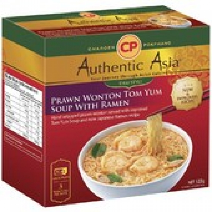 CP Authentic Asia Frozen Prawn Wonton Tom Yum Soup 322g