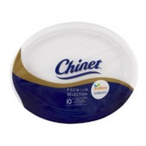 Chinet Bioware White Oval Plates 10 pack