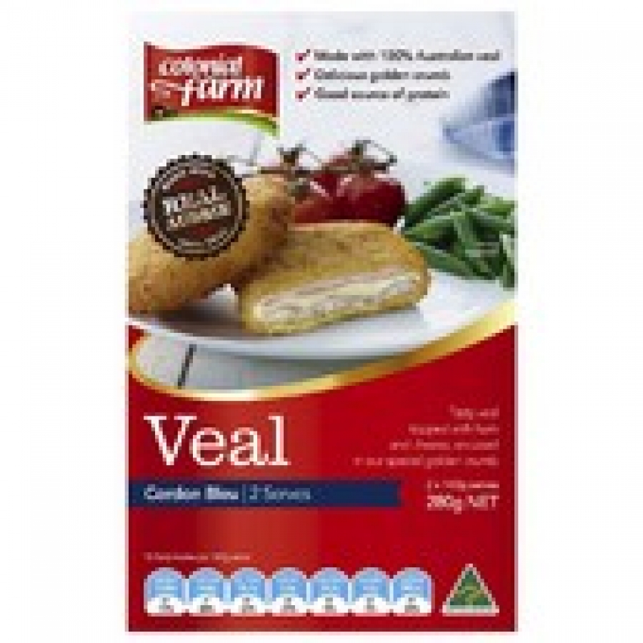 Colonial Farm Frozen Veal Cordon Bleu 280g