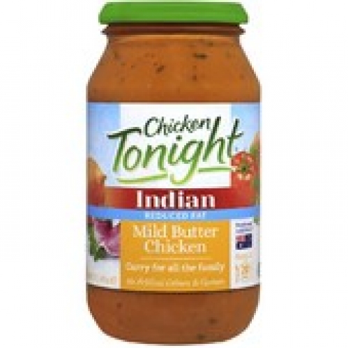 Continental Indian Chicken Tonight  Butter Chicken Simmer Sauce 97% Fat Free 495g
