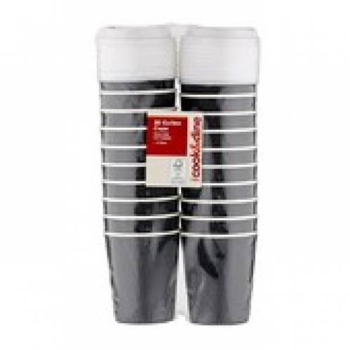 Cook & Dine Coffee Cup With Lid 20 pack