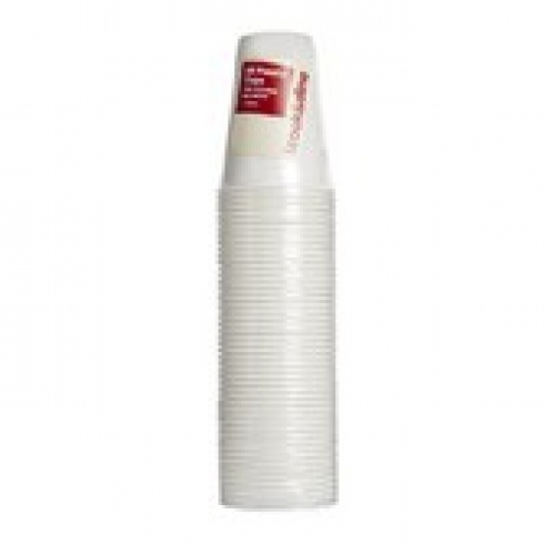 Cook & Dine White Plastic Cups 200ml 20 pack