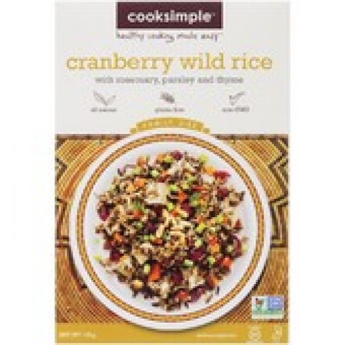 Cook Simple Cranberry And Wild Rice 175g