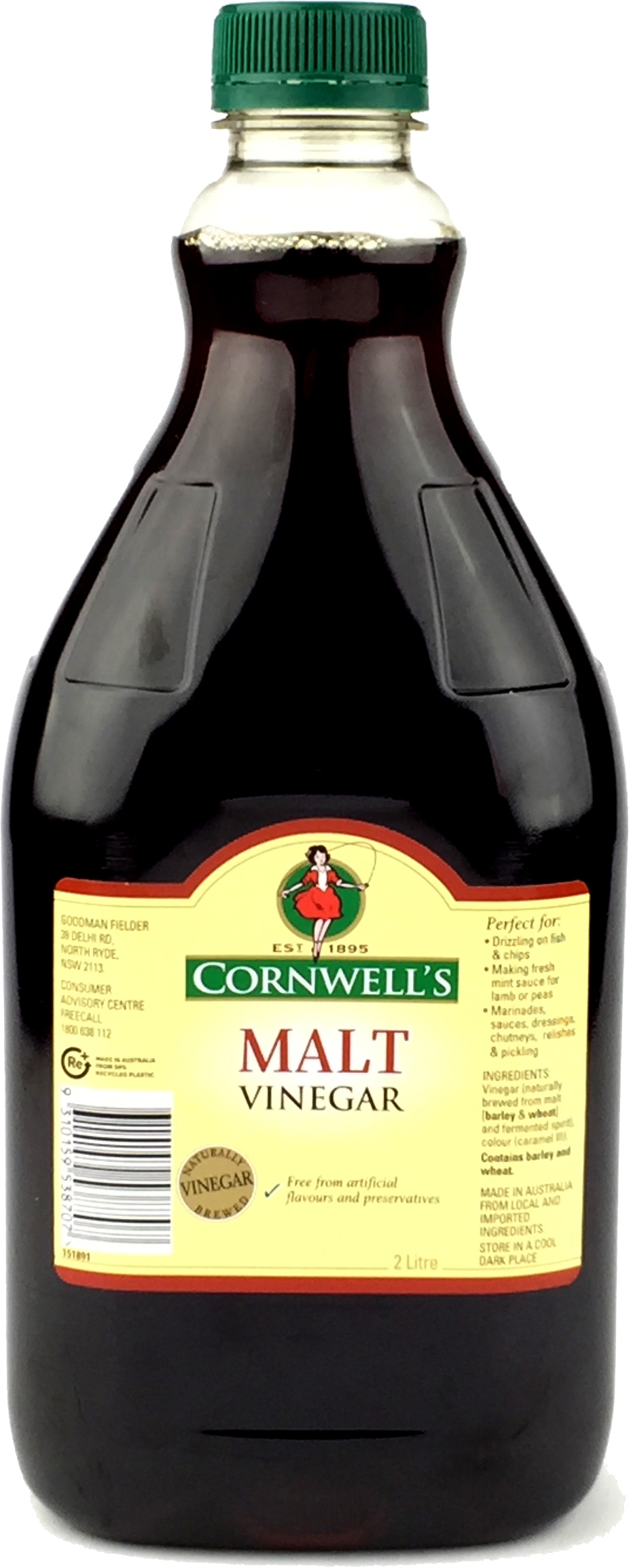 Cornwells Brown Malt Vinegar 2L