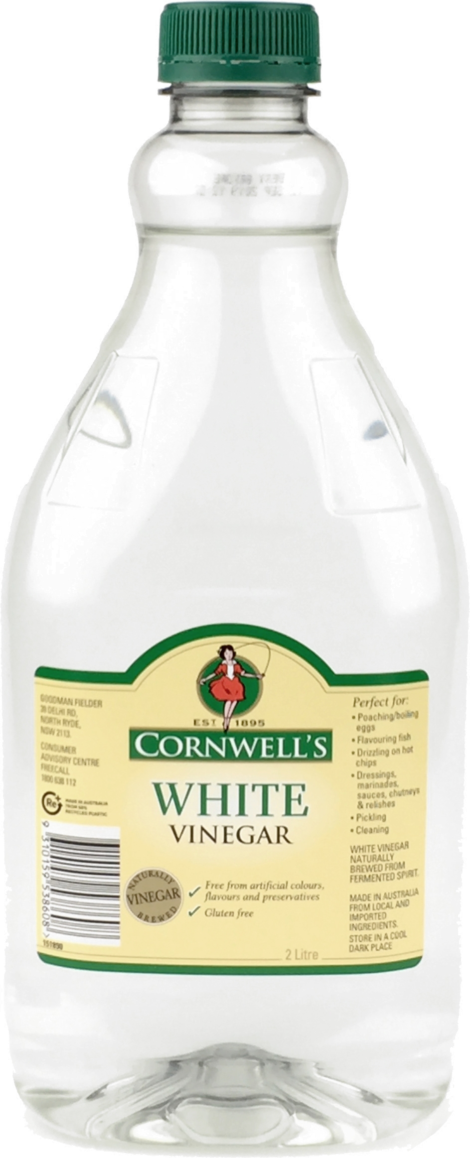 Cornwells White Vinegar 2L