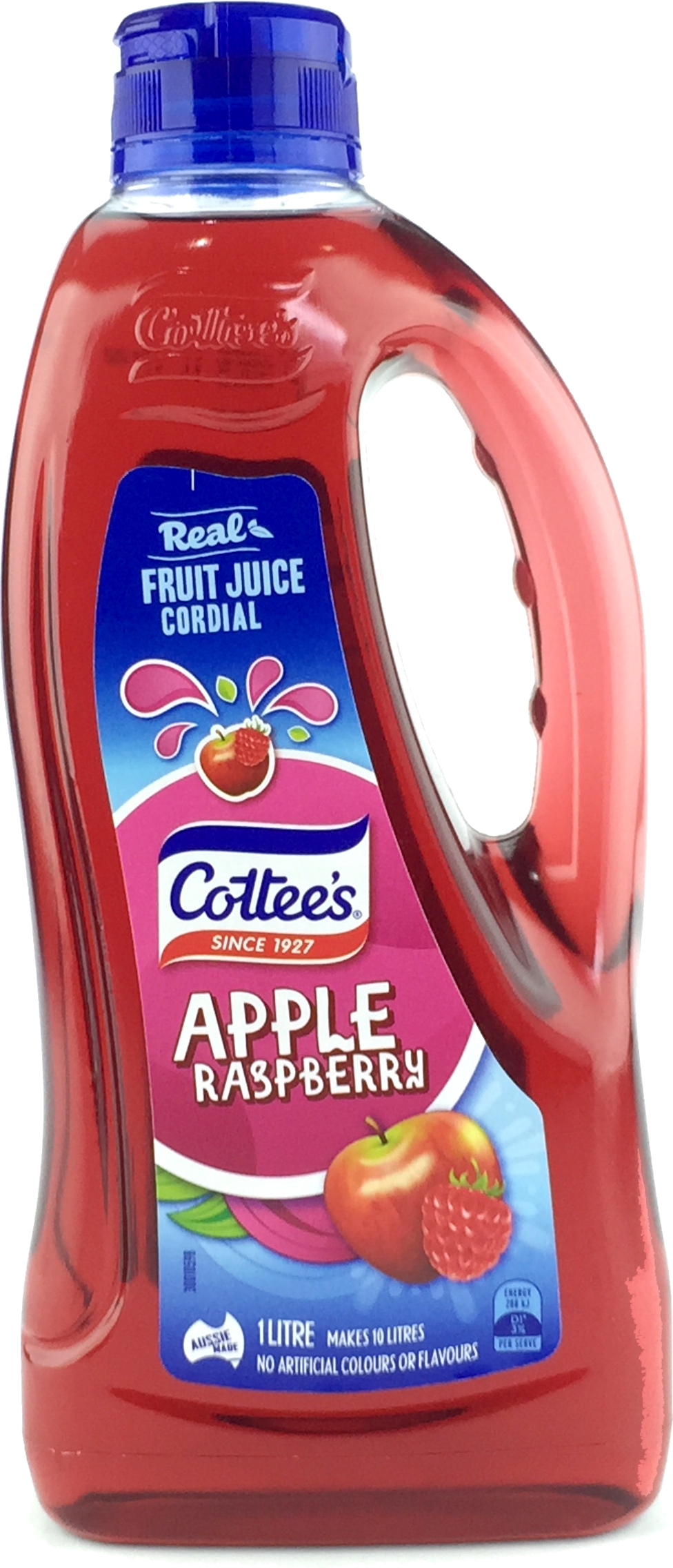 Cottee's Apple & Raspberry Cordial 1L