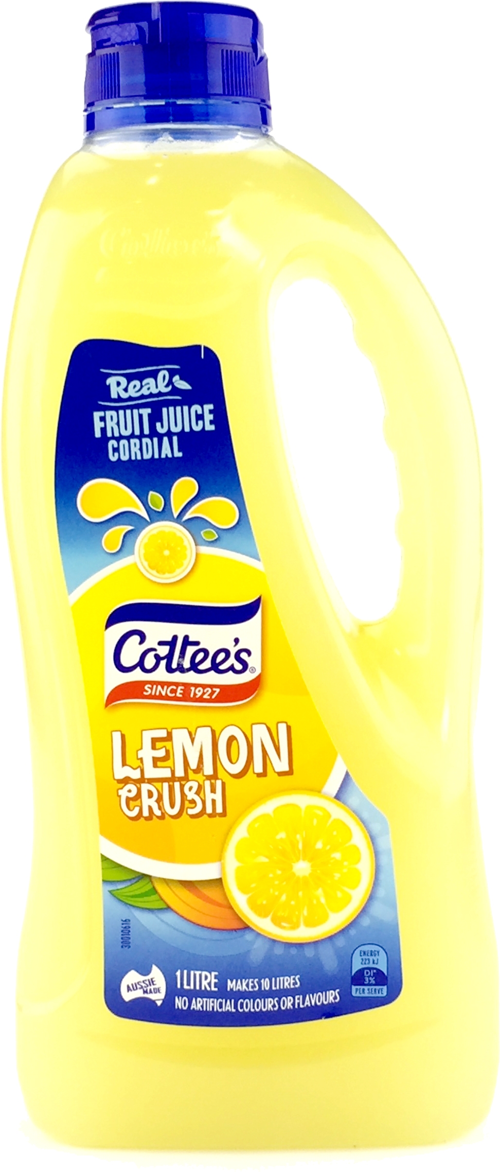 Cottee's Lemon Cordial 1L