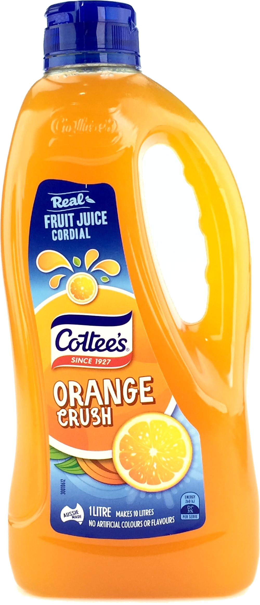 Cottee's Orange Cordial 1L