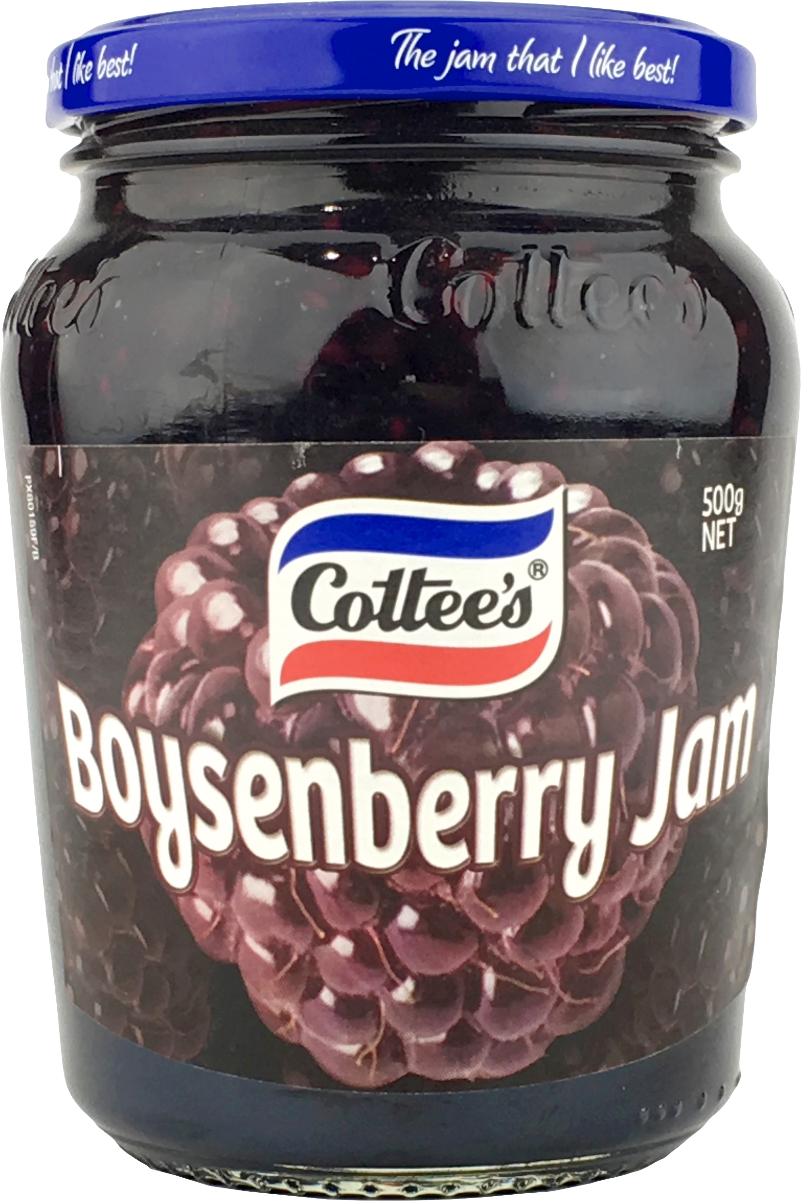 Cottee's Raspberry Jam in Glass 500g