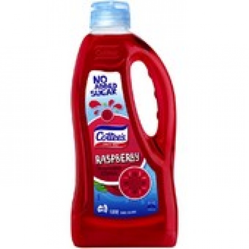 Cottee's Raspberry No Added Sugar Cordial 1L