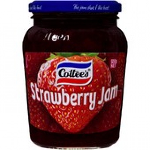 Cottee's Strawberry Jam in Glass 500g