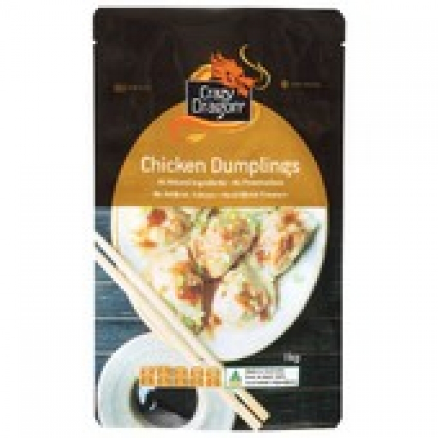 Crazy Dragon Chicken Dumplings 1kg