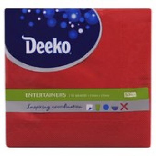 Deeko 2 Ply Luncheon Serviettes 50 pack