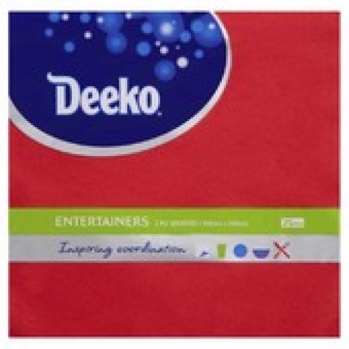 Deeko Serviettes Dinner 2ply 25 pack