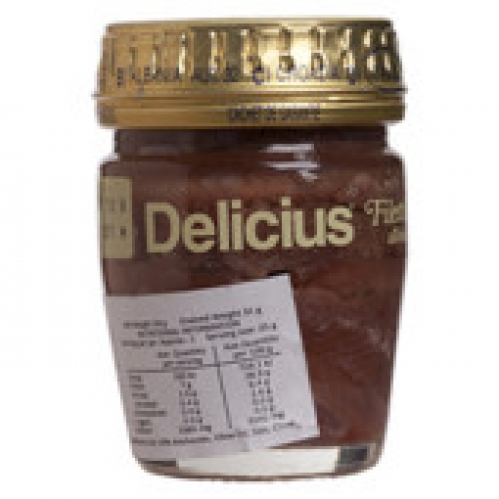 Delicius Anchovies In Olive Oil 58g