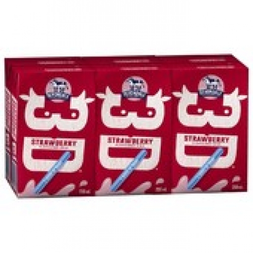 Devondale 3D Strawberry Flavoured Milk 6 pack 1.5L