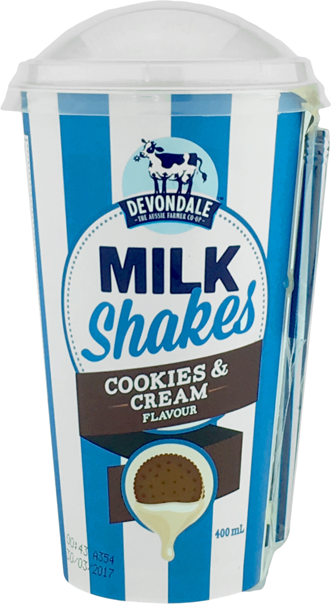 Devondale Cookies & Cream Milkshakes 400mL