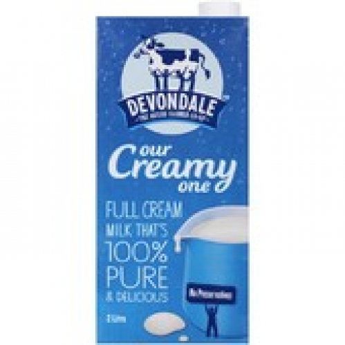 Devondale Full Cream Long Life Milk 2L