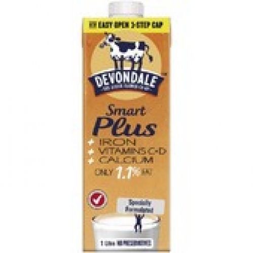Devondale Smart Plus Long Life Milk 1L