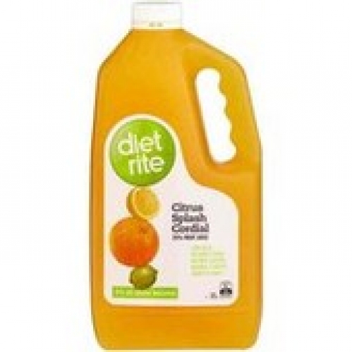 Diet Rite Cordial Citrus Splash 2L