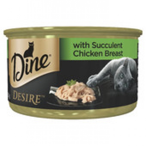 Dine Desire Succulent Chicken Breast Canned Cat Food 85g