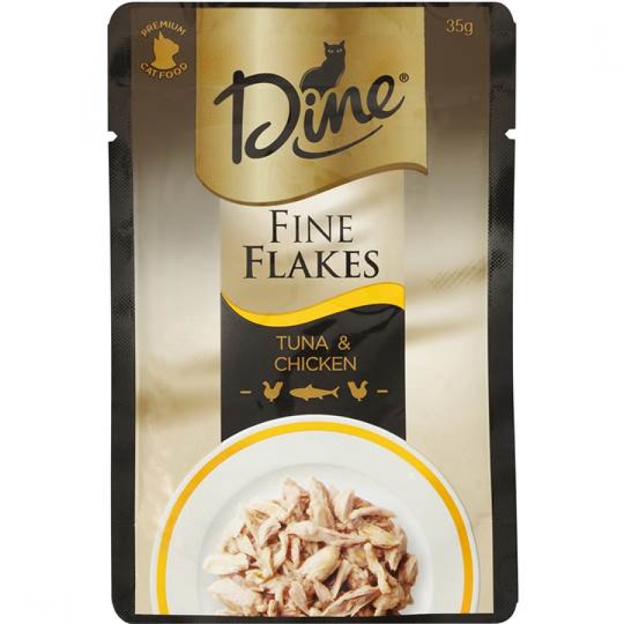 Dine Fine Flakes Tuna Shredded Chicken 35g