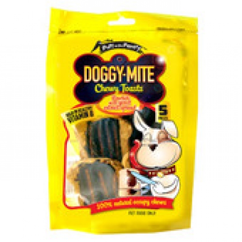Doggy-Mite Chewy Toast Dog Treats 5 pack