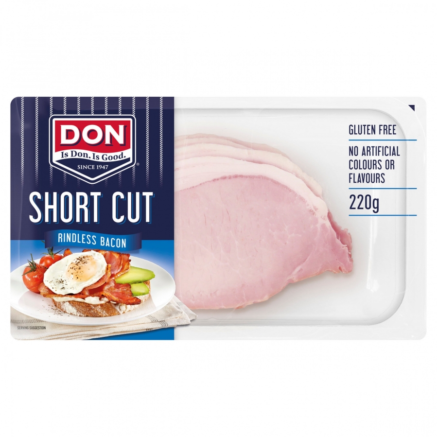 Don Bacon Short Cut Rindless 220g