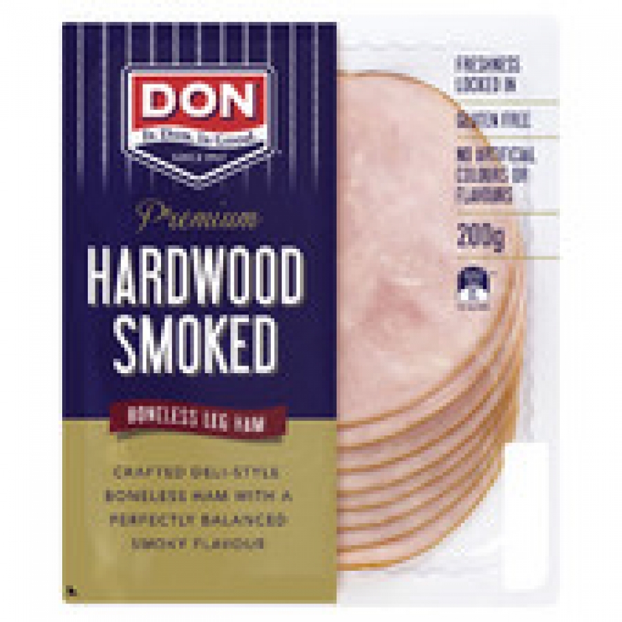 Don Hardwood Smoked Sliced Ham 200g