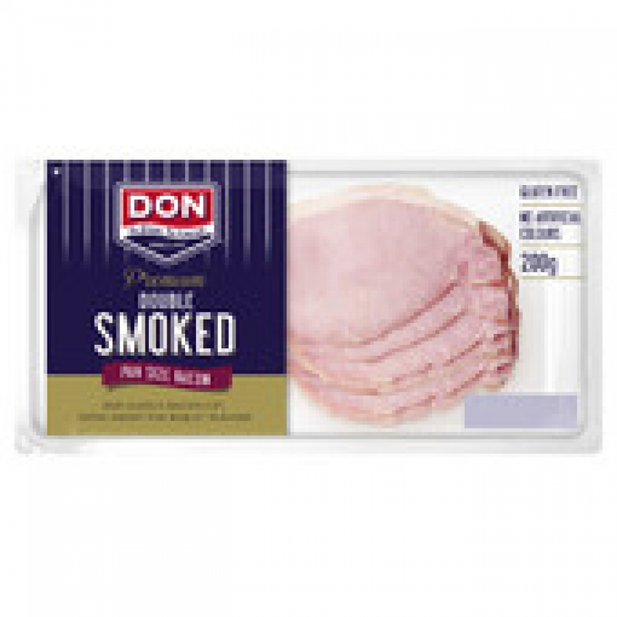 Don Premium Double Smoked Pan Size Bacon 200g