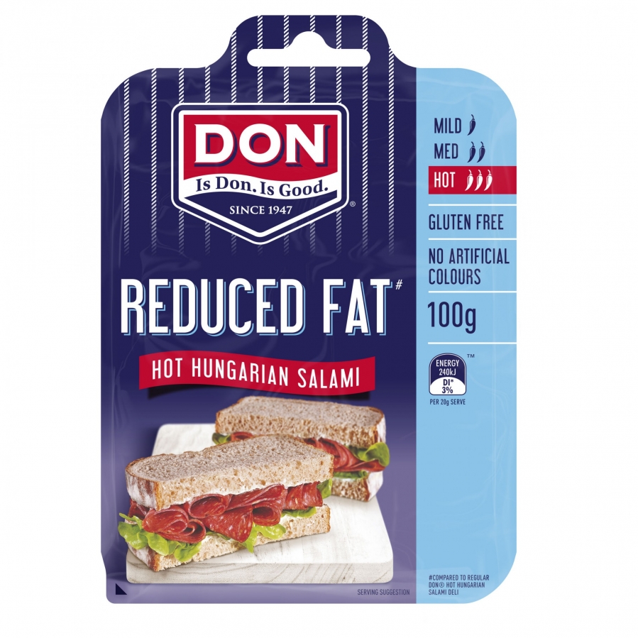 Don Salami Hungarian Sliced 100g