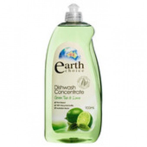 Earth Choice Green Tea & Lime Dishwashing Liquid Concentrate 900mL