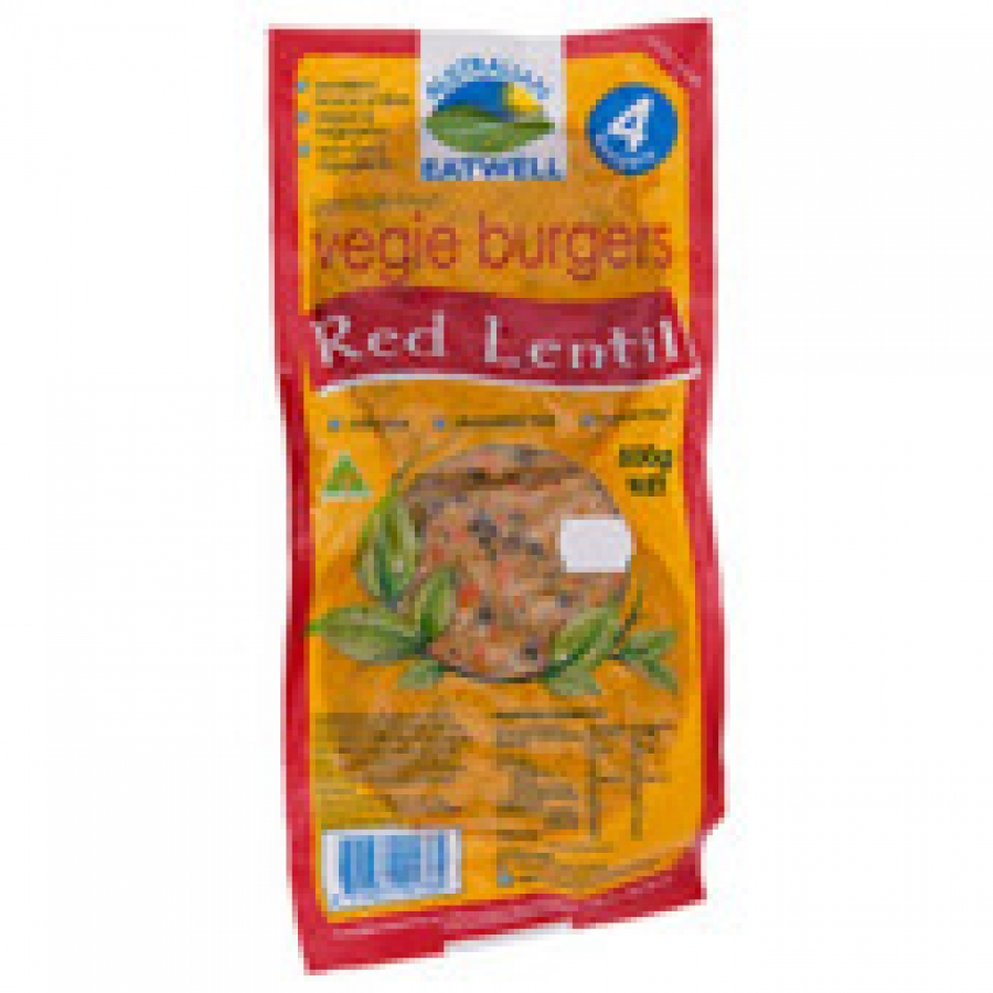 Eatwell Vegetarian Lentil Burger 500g
