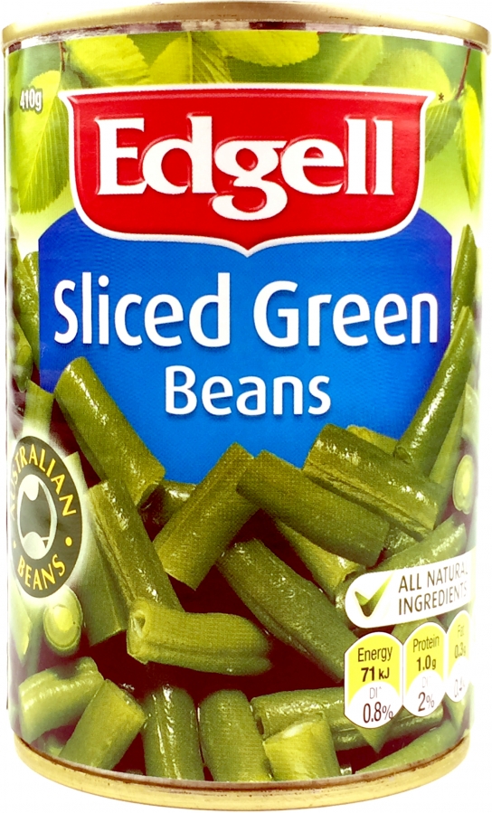Edgell Beans Green Sliced 410g