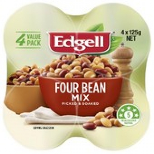 Edgell Four Bean Mix 4 pack