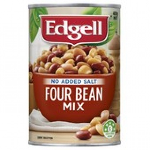 Edgell Four Bean Mix No Added Salt 400g