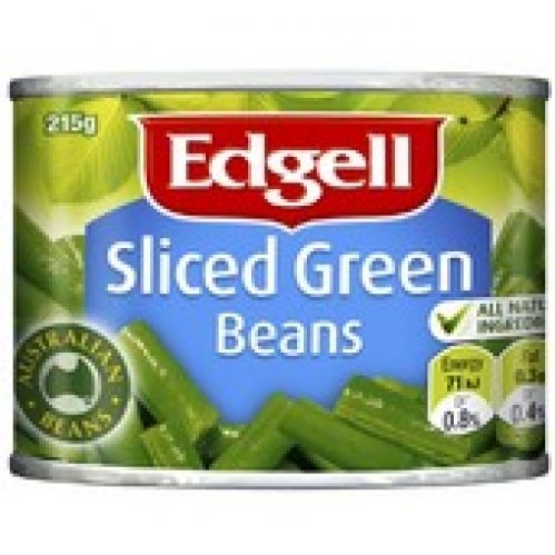 Edgell Green Sliced Beans 215g