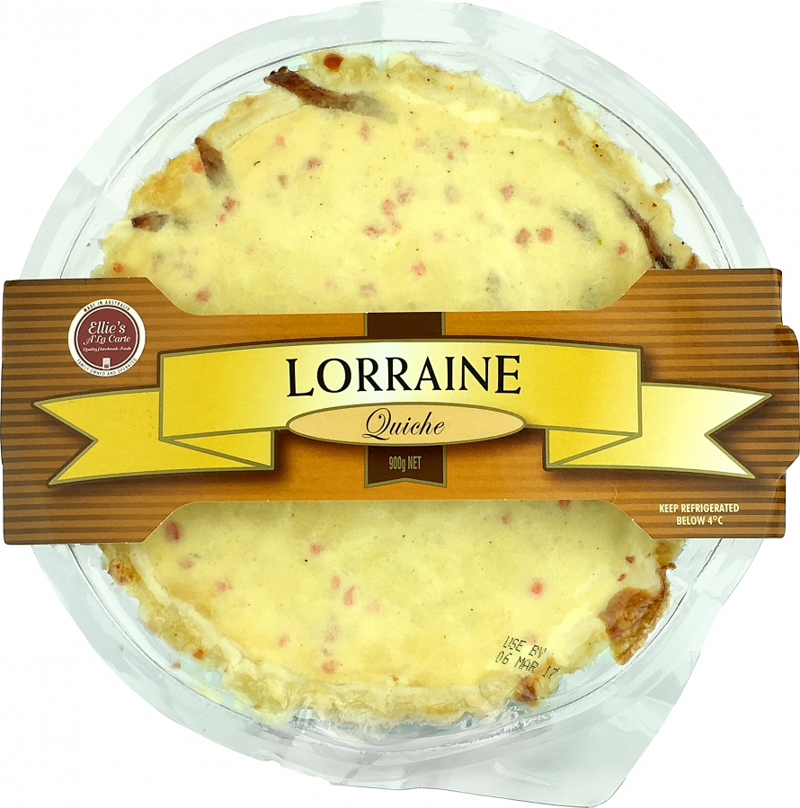 Ellie's A'La Carte Quiche Lorraine 900g