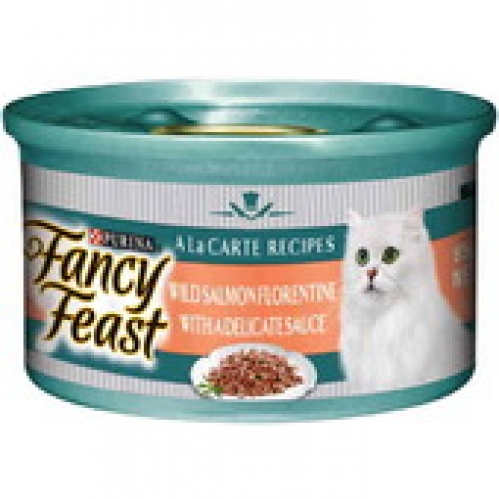 Fancy Feast A La Carte Wild Salmon Florentine Canned Cat Food 85g