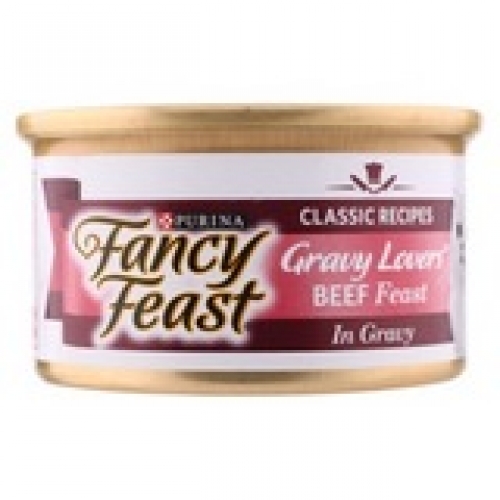 Fancy Feast Classic Beef Feast in Gravy Canned Cat Food 85g
