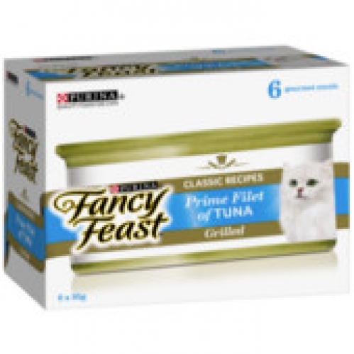 Fancy Feast Classic Prime Filet of Tuna Canned Cat Food 6 pack