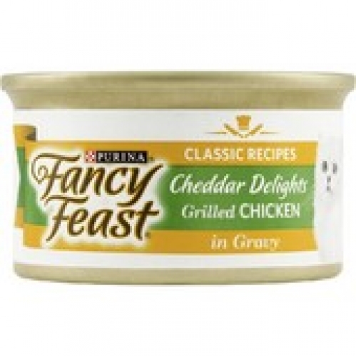 Fancy Feast Delights Chicken & Cheddar Canned Cat Food 85g