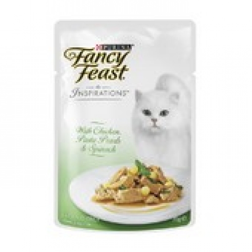 Fancy Feast Inspirations Chicken Pasta & Spinach Cat Food 70g