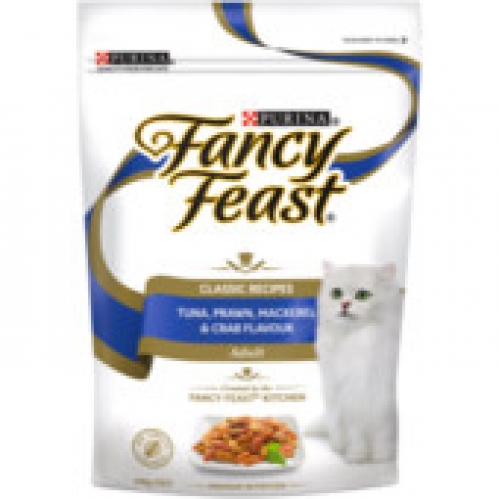 Fancy Feast Tuna Prawn Mackerel & Crab Dry Cat Food 450g