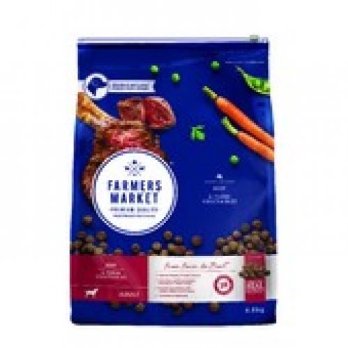 Farmers Market Adult Dry Dog Food Beef With Farm Vegetables 6.8kg