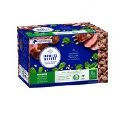 Farmer's Market Grainfree Meatballs with Lamb Spinach & Yellow Peas Dog Food 120g 8 pack
