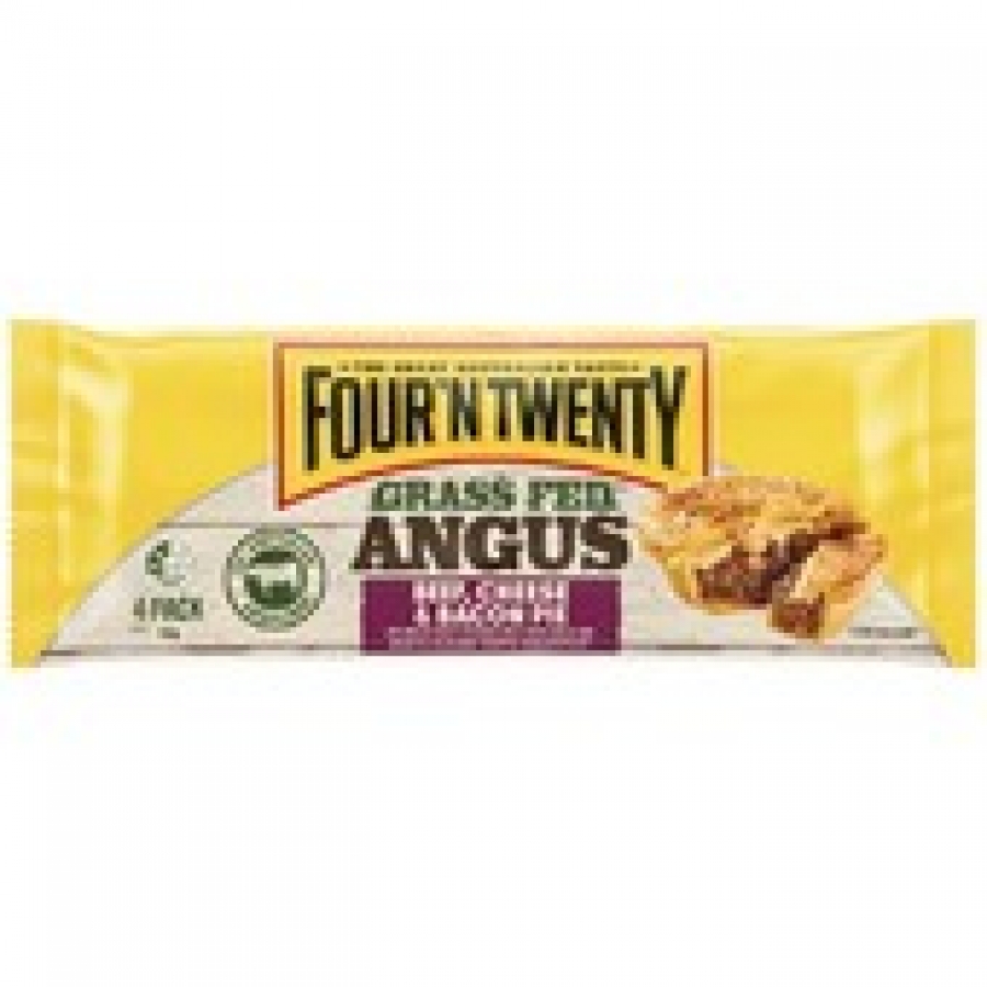 Four 'N Twenty Frozen Angus Beef Cheese & Bacon Pie 760g
