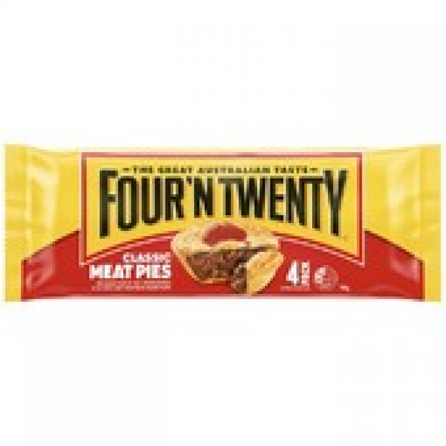 Four 'N Twenty Frozen Traditional Meat Pie 4 Pack 700g