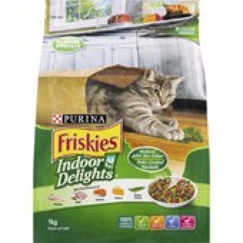 Friskies Delight Indoor Adult Dry Cat Food 1kg